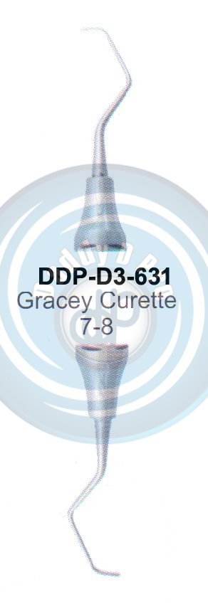 DENTEL CURETTES GRACEY CURETTES 7/8 HOLLOW HANDLE 10MM