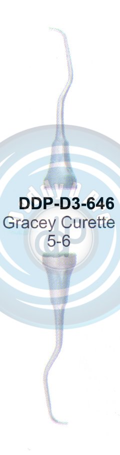 DENTEL CURETTES GRACEY CURETTES 5/6 HOLLOW HANDLE 10MM