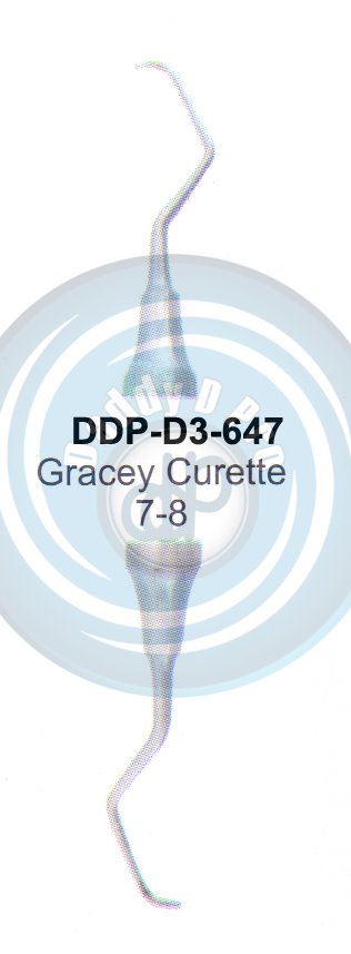 DENTEL CURETTES GRACEY CURETTES 7/8 HOLLOW HANDLE 10MM