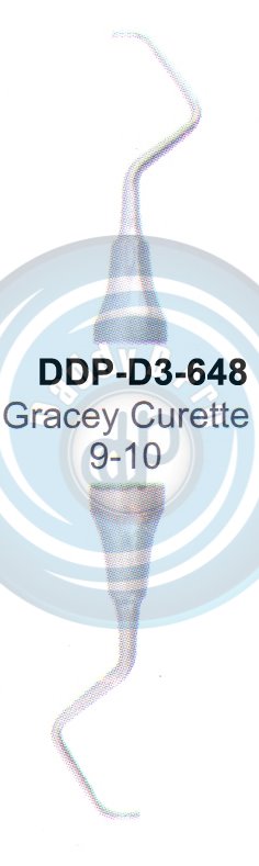 DENTEL CURETTES GRACEY CURETTES 9/10 HOLLOW HANDLE 10MM