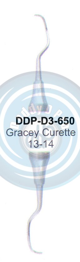 DENTEL CURETTES GRACEY CURETTES 13/14 HOLLOW HANDLE 10MM