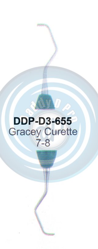 DENTEL CURETTES GRACEY CURETTES 7/8  (SILICON HANDLE)
