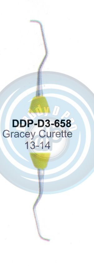 DENTEL CURETTES GRACEY CURETTES 13/14  (SILICON HANDLE)