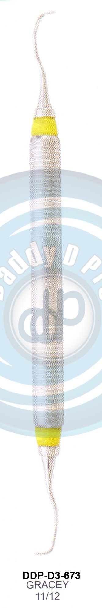 DENTEL CURETTES HOLLOW HANDLE  10MM , LENGHT 170MM WITH SILICON RING GREACEY CURETTES 11/12