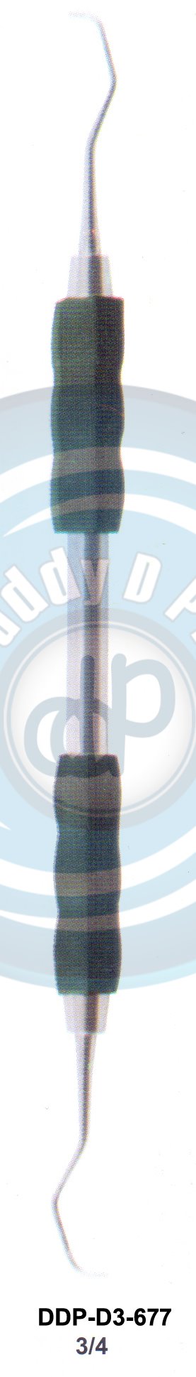 DENTEL CURETTES GRACEY CURETTES 3/4 WITH SILICON GRIP