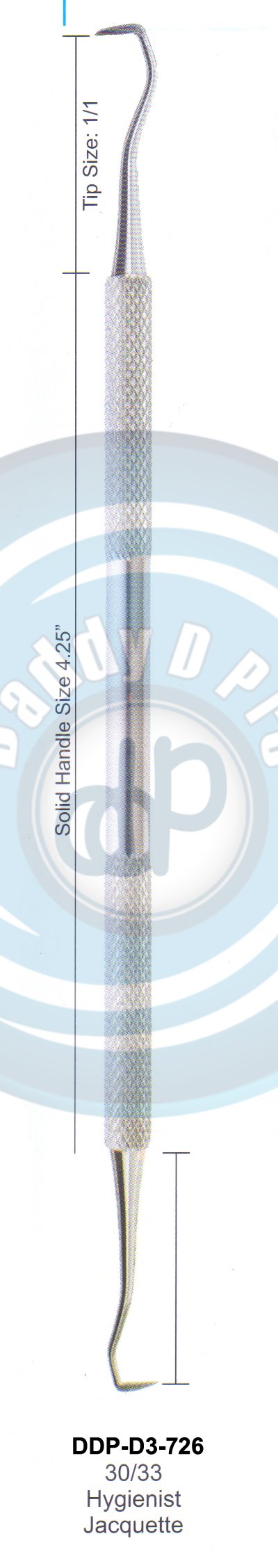 PERIODONTAL INSTRUMENTS AVAILABLE IN HOLLOW HANDLE 8MM, 10 MM SOLID HANDLE 6MM JACQUETTE SCALLERS 30/33 HYGIENIST JACQUETTE