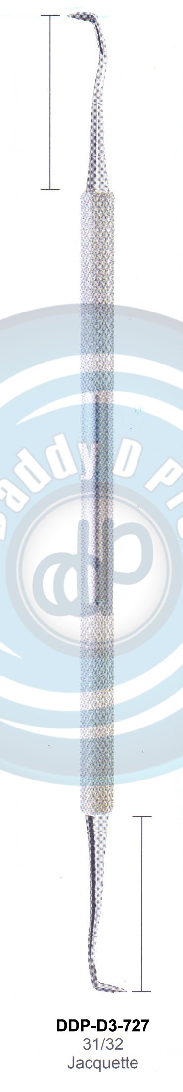 PERIODONTAL INSTRUMENTS AVAILABLE IN HOLLOW HANDLE 8MM, 10 MM SOLID HANDLE 6MM JACQUETTE SCALLERS  31/32 JACQUETTE