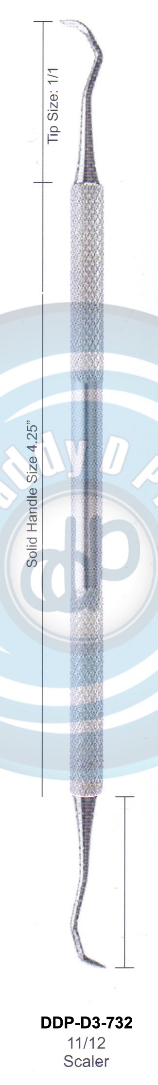 PERIODONTAL INSTRUMENTS AVAILABLE IN HOLLOW HANDLE 8MM, 10 MM SOLID HANDLE 6MM SCALLER CURETTE 11/12 SCALER