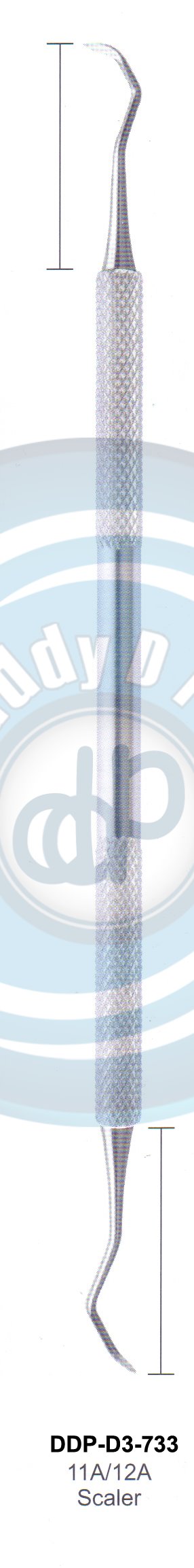 PERIODONTAL INSTRUMENTS AVAILABLE IN HOLLOW HANDLE 8MM, 10 MM SOLID HANDLE 6MM SCALLER CURETTE 11A/12A SCALER