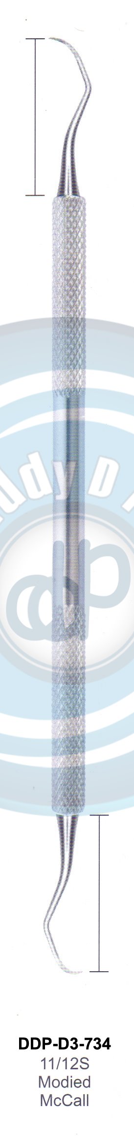 PERIODONTAL INSTRUMENTS AVAILABLE IN HOLLOW HANDLE 8MM, 10 MM SOLID HANDLE 6MM SCALLER CURETTE 11/12S MODIFIED McCALL