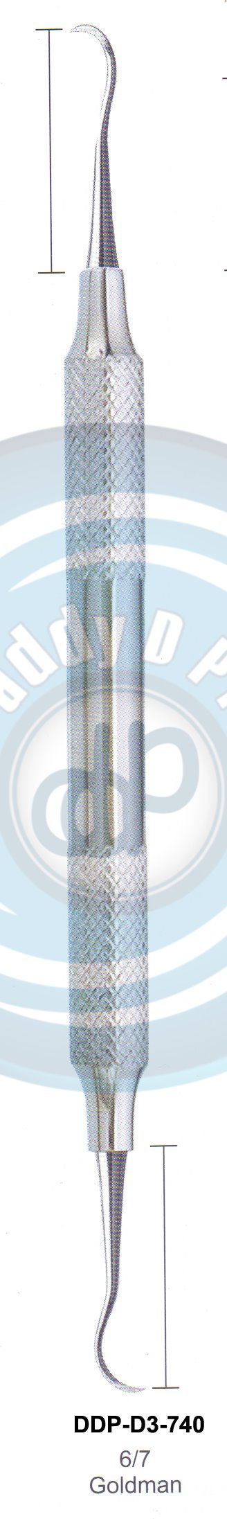 PERIODONTAL INSTRUMENTS AVAILABLE IN HOLLOW HANDLE 8MM, 10 MM SOLID HANDLE 6MM 6/7 GOLDMAN