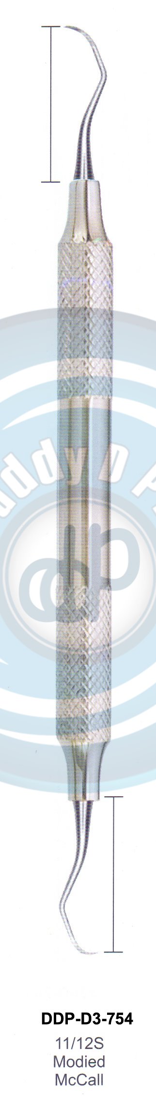 PERIODONTAL INSTRUMENTS AVAILABLE IN HOLLOW HANDLE 8MM, 10 MM SOLID HANDLE 6MM SCALLER CURETTE 11/12S MODIFIED McCALL