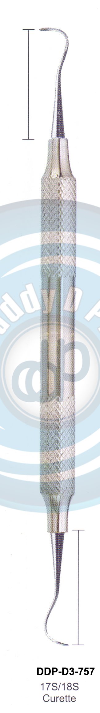 PERIODONTAL INSTRUMENTS AVAILABLE IN HOLLOW HANDLE 8MM, 10 MM SOLID HANDLE 6MM SCALLER CURETTE 17S/18S CURETTE