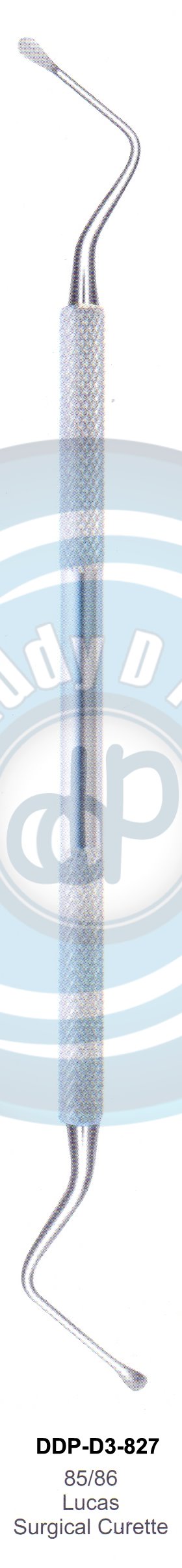 DENTAL CURETTES LUCAS SPOON SHAPE AVAILABLE IN HOLLOW HANDLE 8MM, 10MM SOLID HANDLE 6MM    85/86 LUCAS SURGICAL  CURETTE