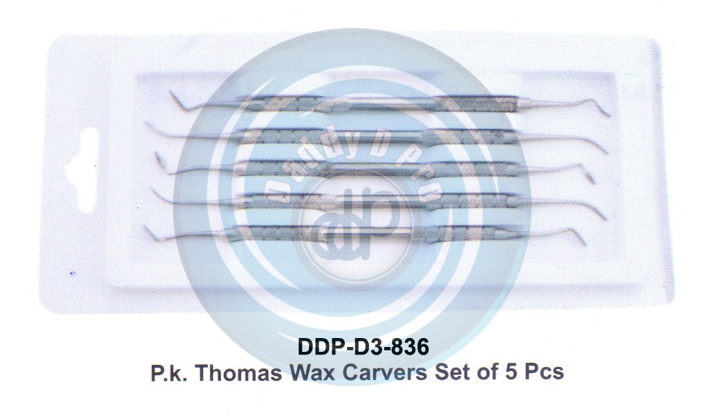 FILLING INSTRUMENTS P.K. THOMAS WAXING INSTRUMENTS  P.K. THOMAS WAX CARVER AVAILABLE IN HOLLOW 8MM, 10MM SOLID HANDLE 6MM SET OF 5 PCS