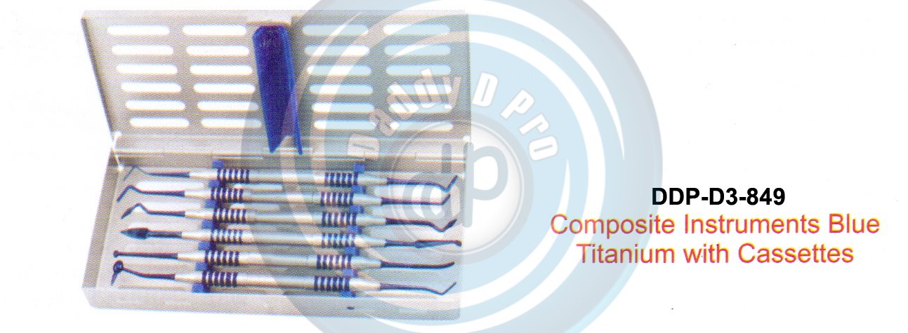 FILLING INSTRUMENTS COMPOSITE INSTRUMENTR BLUE TITANIUM WITH CASSETTES
