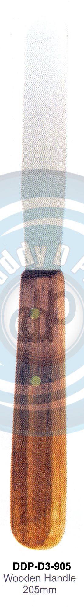 WAX KNIVES  WAX SPATULUS  WOODEN HANDLE 205MM