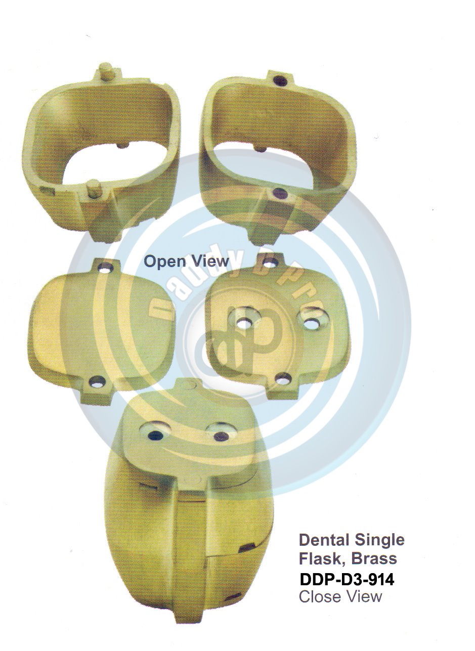 FLASKS & COMPRESSORS DENTAL FLASK DENTAL SINGLE FLASK, BRASS