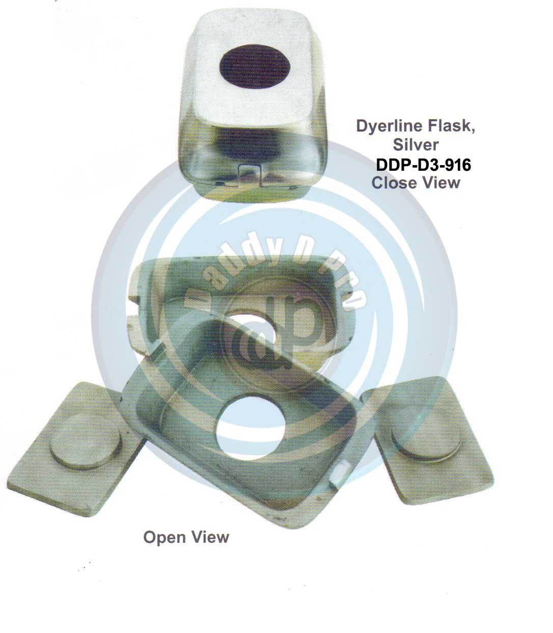 FLASKS & COMPRESSORS DENTAL FLASK DYERLINE FLASK, SILVER