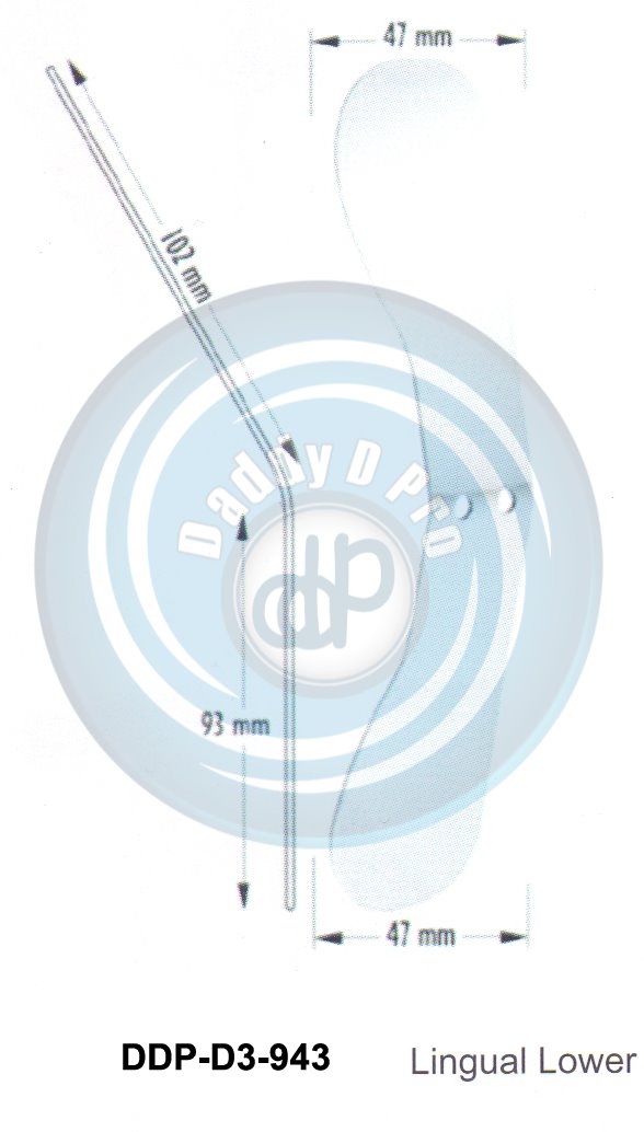 DENTAL PHOTOGRAPHIC MIRROR  LINGUAL LOWER