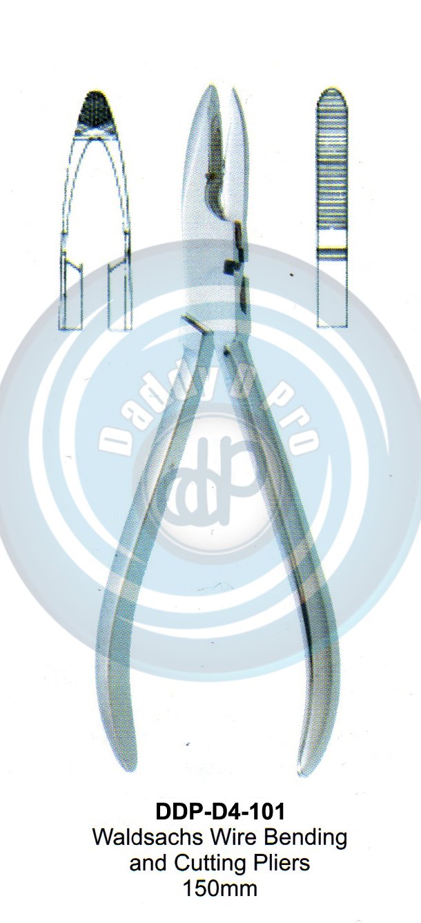 PLIERS OF ORTHODONTIC & PROSTHETICS   WALDSACHE WIRE BENDING AND CUTTING PLIERS