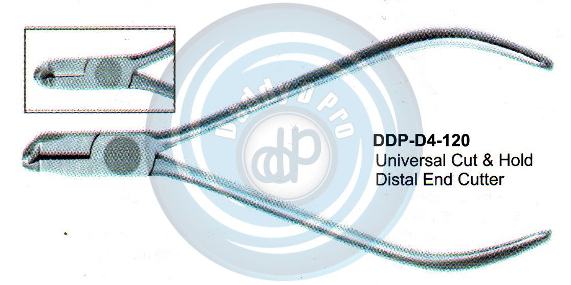 PLIERS OF ORTHODONTIC & PROSTHETICS   CUTTERS  UNIVERSAL CUT & HOLD DISTAL END CUTTER