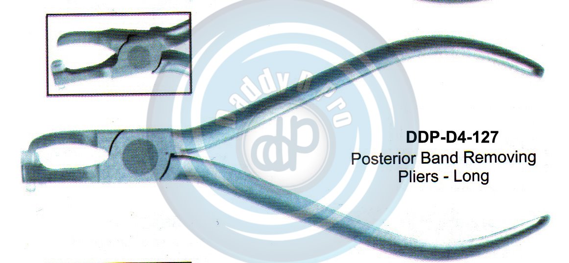 PLIERS OF ORTHODONTIC & PROSTHETICS   CUTTERS,UTILITY PLIERS& WIRE FORMING PLIERS POSTERIOR BAND REMOVING PLIERS - LONG
