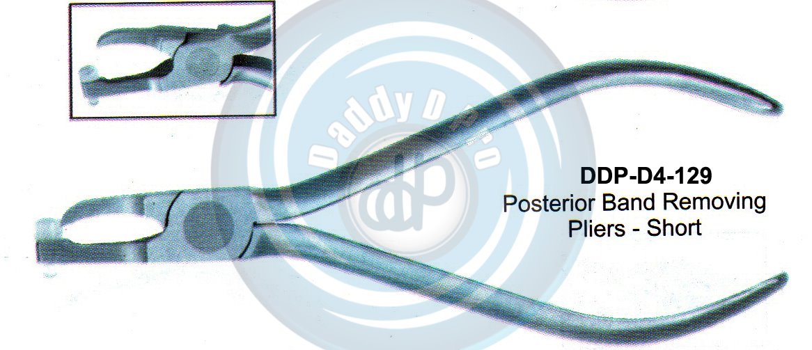 PLIERS OF ORTHODONTIC & PROSTHETICS   CUTTERS,UTILITY PLIERS& WIRE FORMING PLIERS POSTERIOR BAND REMOVING PLIERS - SHORT