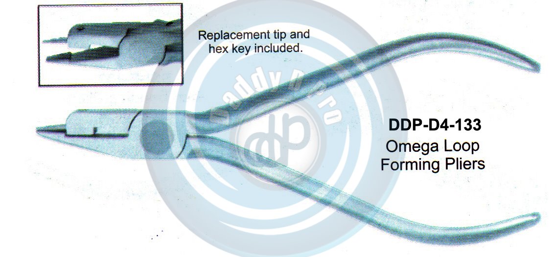 PLIERS OF ORTHODONTIC & PROSTHETICS   CUTTERS,UTILITY PLIERS& WIRE FORMING PLIERS  OMEGA LOOP FORMING PLIERS