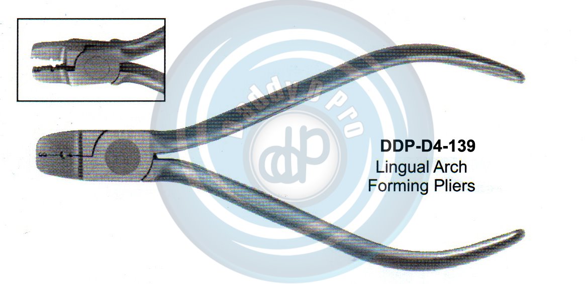 PLIERS OF ORTHODONTIC & PROSTHETICS   CUTTERS,UTILITY PLIERS& WIRE FORMING PLIERS  LINGUAL ARCH FORMING PLIERS