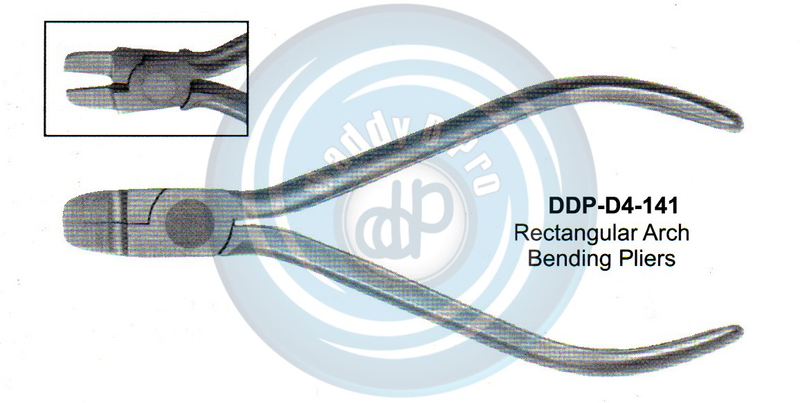 PLIERS OF ORTHODONTIC & PROSTHETICS   CUTTERS,UTILITY PLIERS& WIRE FORMING PLIERS  RECTANGULAR ARCH BENDING PLIERS