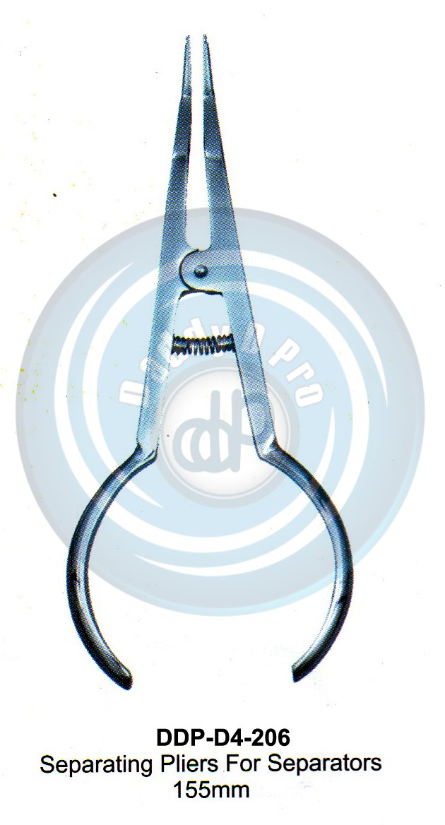 PLIERS OF ORTHODONTIC & PROSTHETICS  SEPERATING PLIERS FOR SEPERATORS 155MM