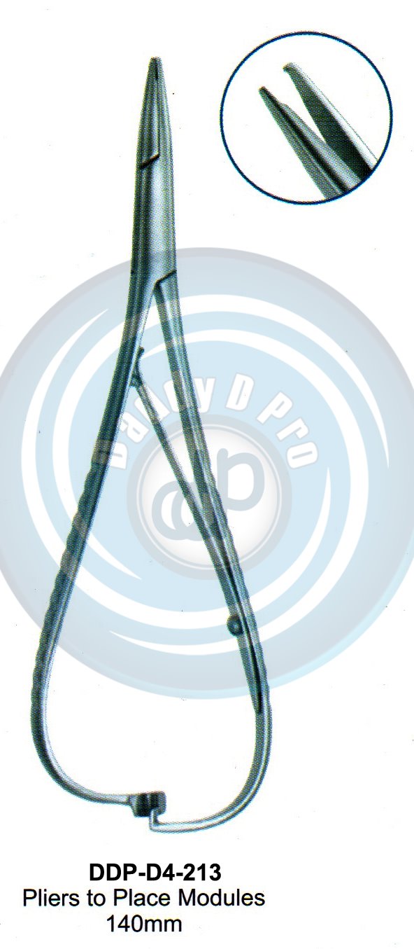 PLIERS OF ORTHODONTICS & PROSTHETICS PLIERS TO PLACE MODULES 140MM