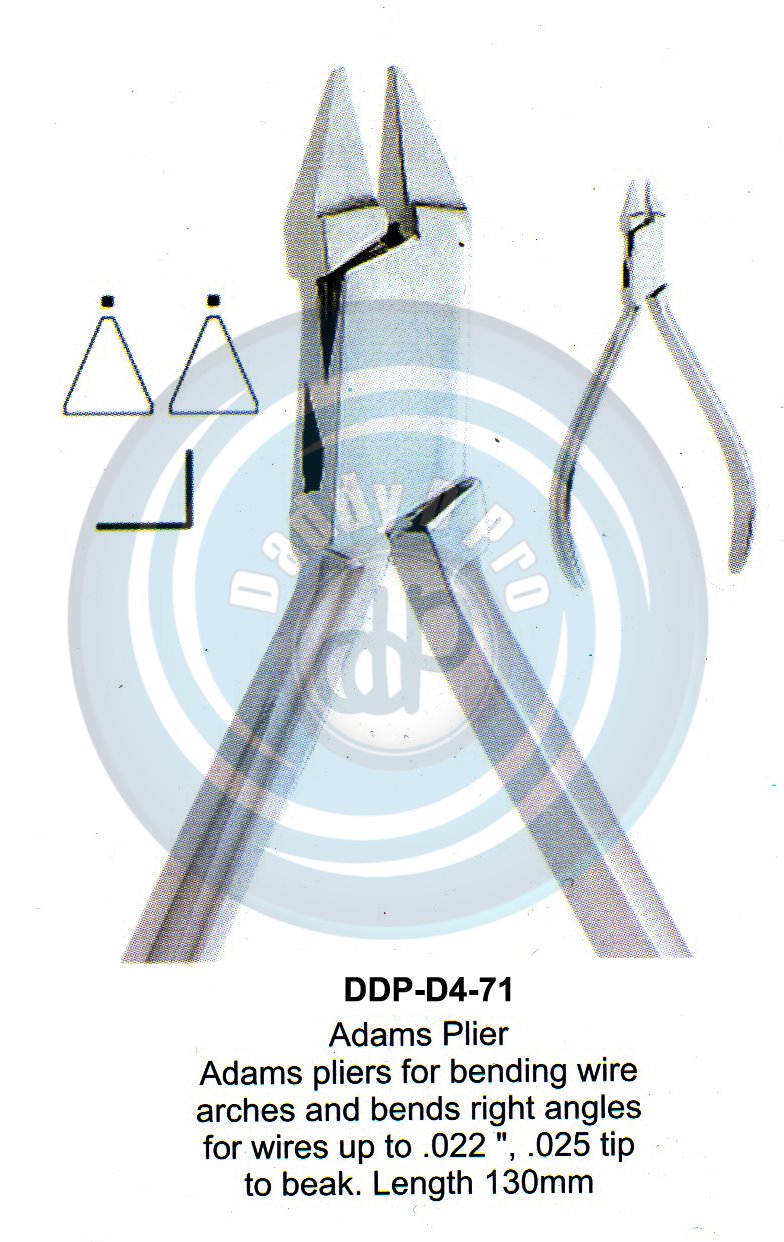PLIERS OF ORTHODONTIC & PROSTHETICS ANGLE PLIERS FIG.4 140MM