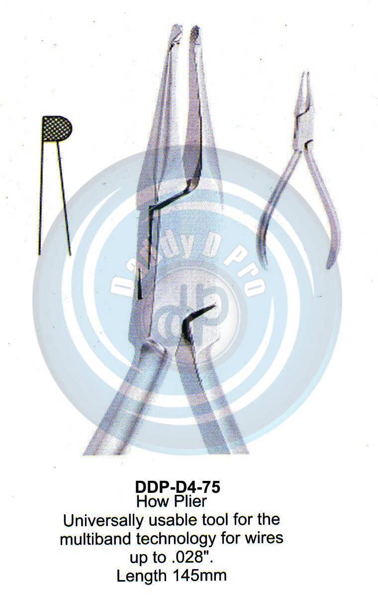 PLIERS OF ORTHODONTIC & PROSTHETICS  HOW PLIERS 145MM