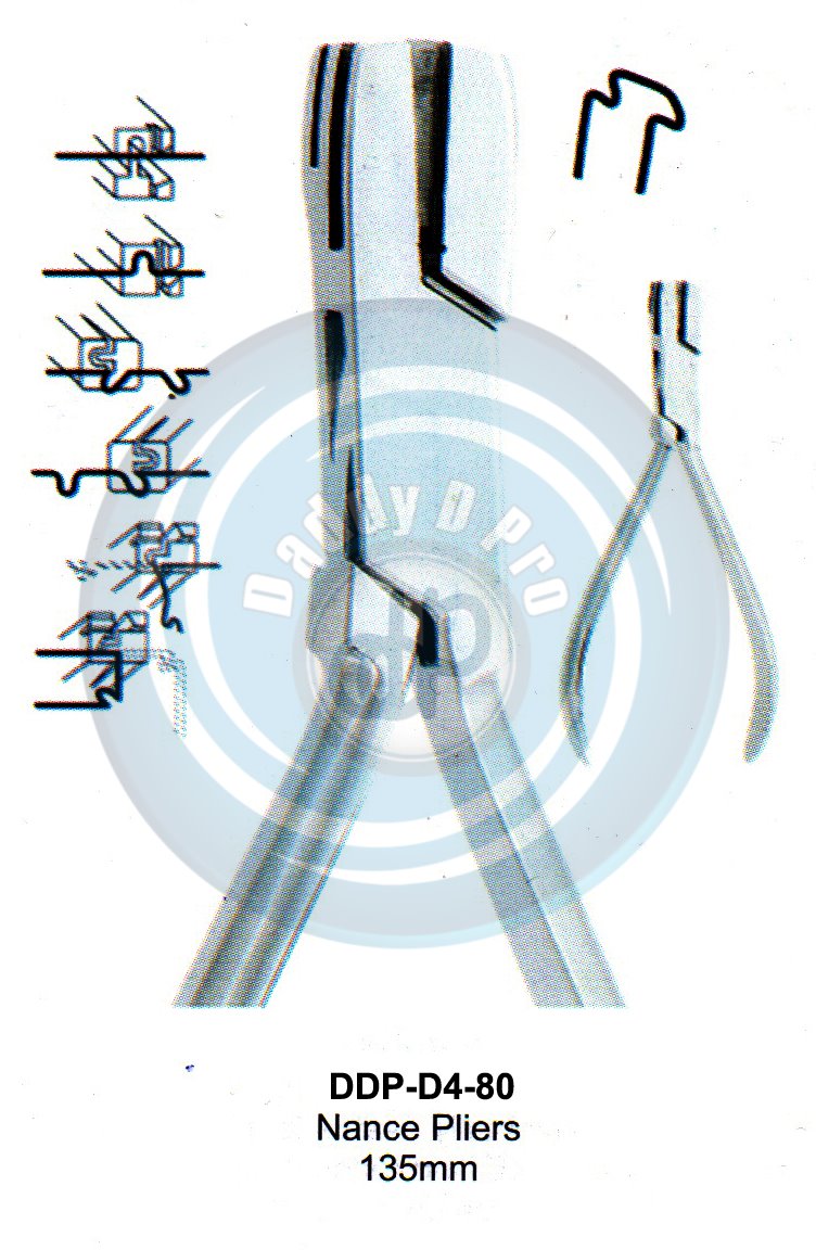 PLIERS OF ORTHODONTIC & PROSTHETICS   NANCE PLIERS 135MM