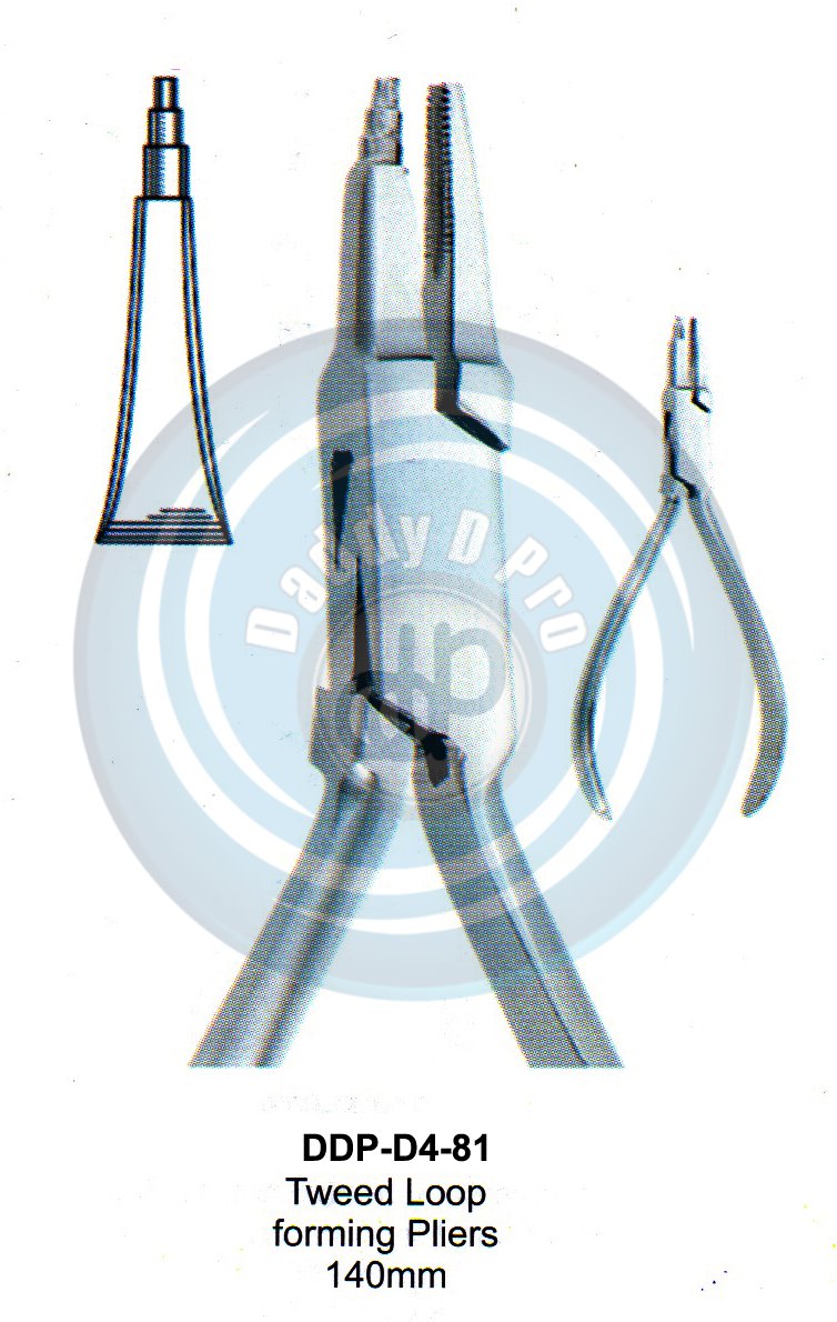 PLIERS OF ORTHODONTIC & PROSTHETICS   TWEED LOOP FORMING PLIERS 140MM