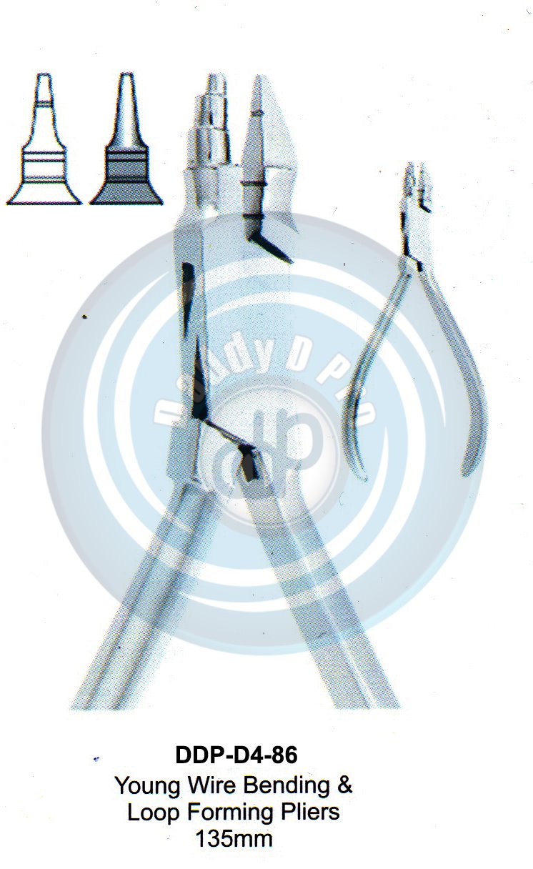PLIERS OF ORTHODONTIC & PROSTHETICS  YOUNG WIRE BENDING & LOPP FORMING PLIERS 135MM