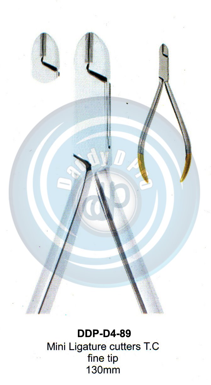 PLIERS OF ORTHODONTIC & PROSTHETICS  LIGATURE CUTTERS T.C. FINE TIP 130MM
