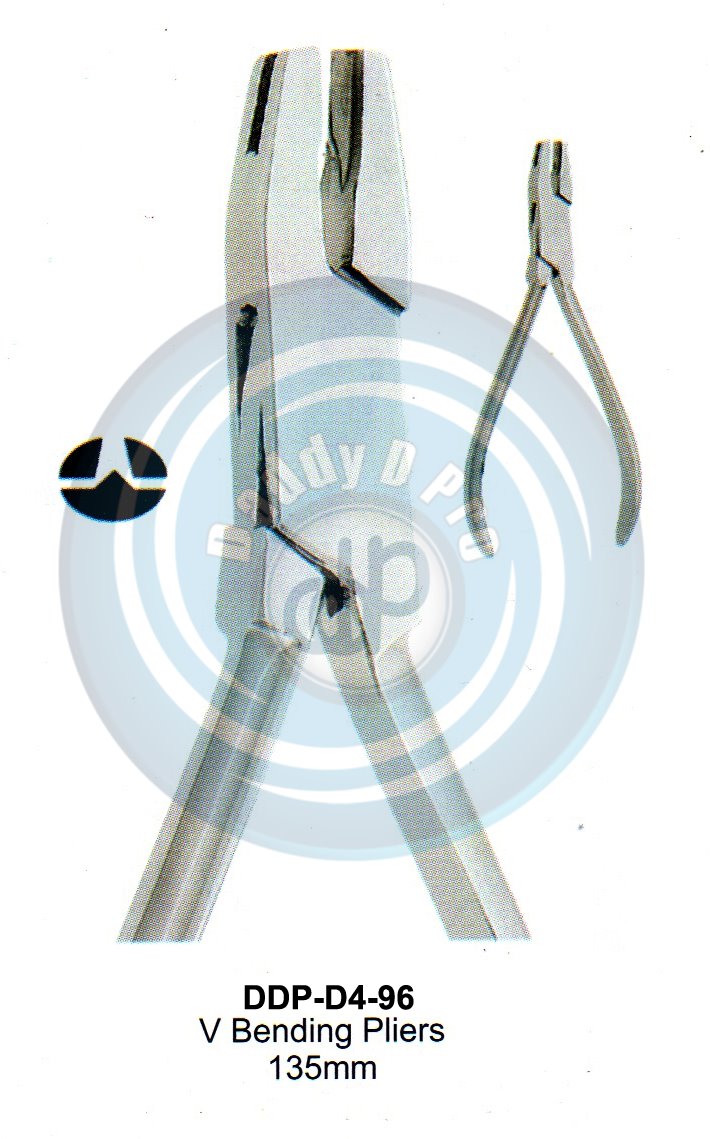PLIERS OF ORTHODONTIC & PROSTHETICS   V BENDING PLIERS 135MM