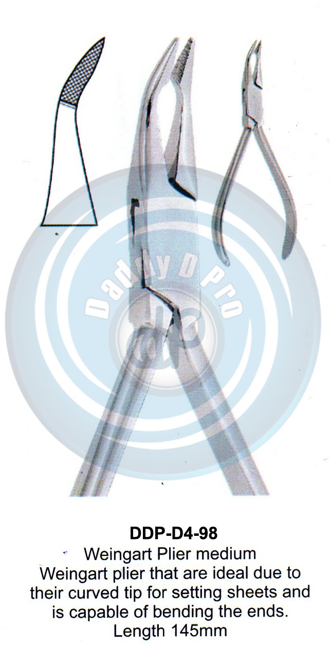 PLIERS OF ORTHODONTIC & PROSTHETICS   WEIGNGART PLIER MEDIUM 