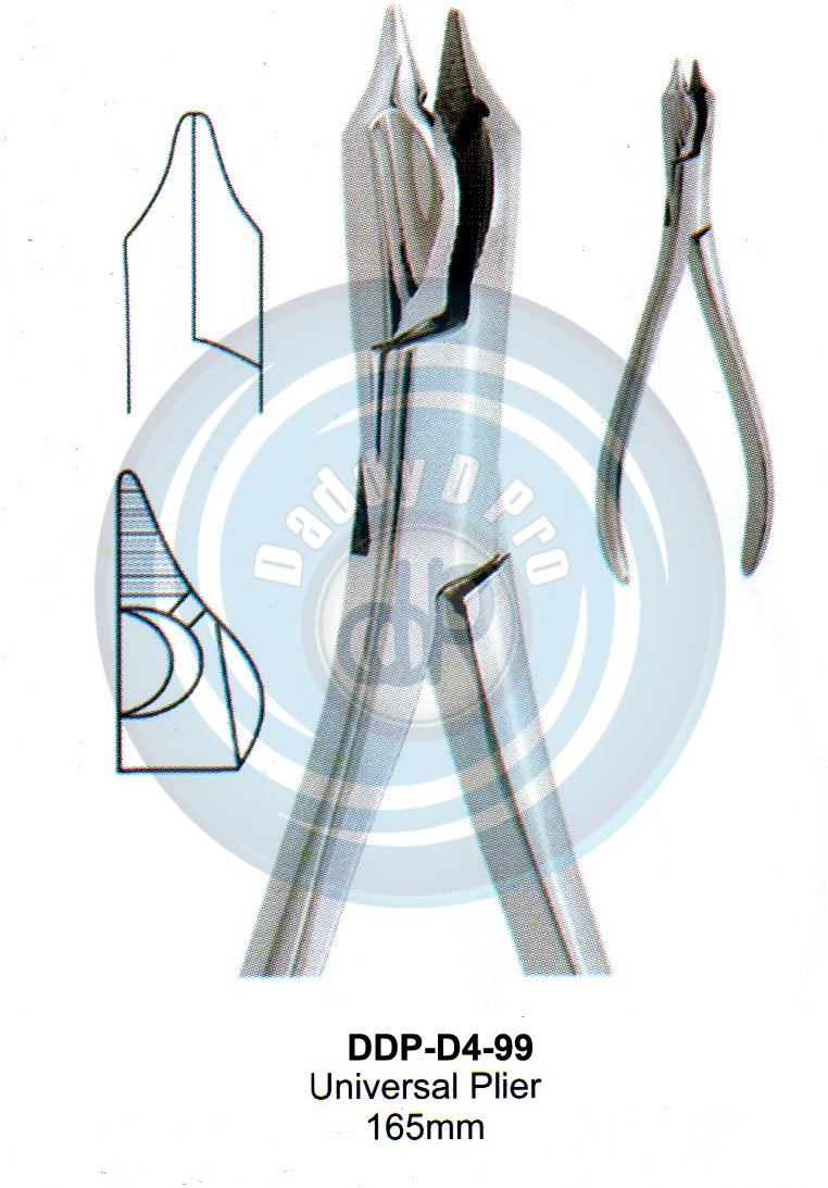 PLIERS OF ORTHODONTIC & PROSTHETICS   UNIVERSAL PLIER 165MM