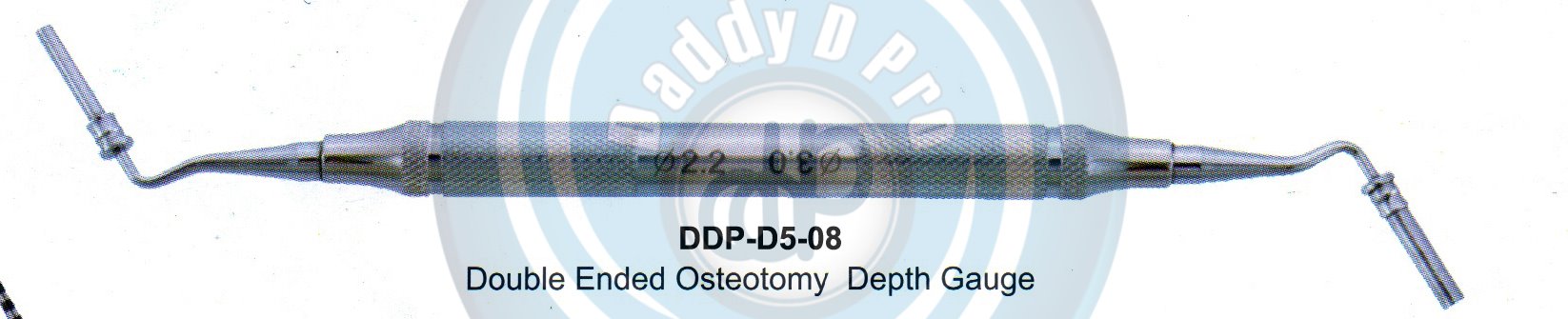 INSTRUMENTS FOR IMPLANTS IMPLANT  GAUGES DOUBLE ENDED OSTEOTOMY 