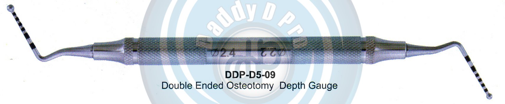 INSTRUMENTS FOR IMPLANTS IMPLANT  GAUGES DOUBLE ENDED OSTEOTOMY 