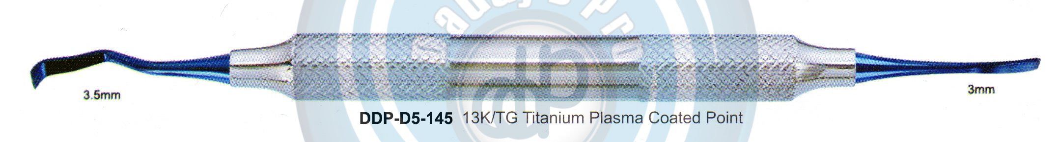 INSTRUMENTS FOR IMPLANTS  IMPLANT SURGICAL CHIESELS 13K/TG TAITANIUM PLASMA COATED POINT