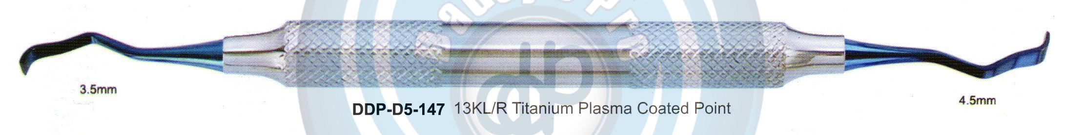 INSTRUMENTS FOR IMPLANTS  IMPLANT SURGICAL CHIESELS 13K/TG 13KL/R TITANIUM PLASMA COATED POINT
