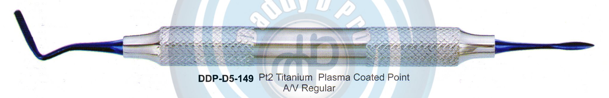INSTRUMENTS FOR IMPLANTS  IMPLANT SURGICAL CHIESELS 13K/TG Pt2 TITANIUM PLASMA COATED POINT A/V REGULAR