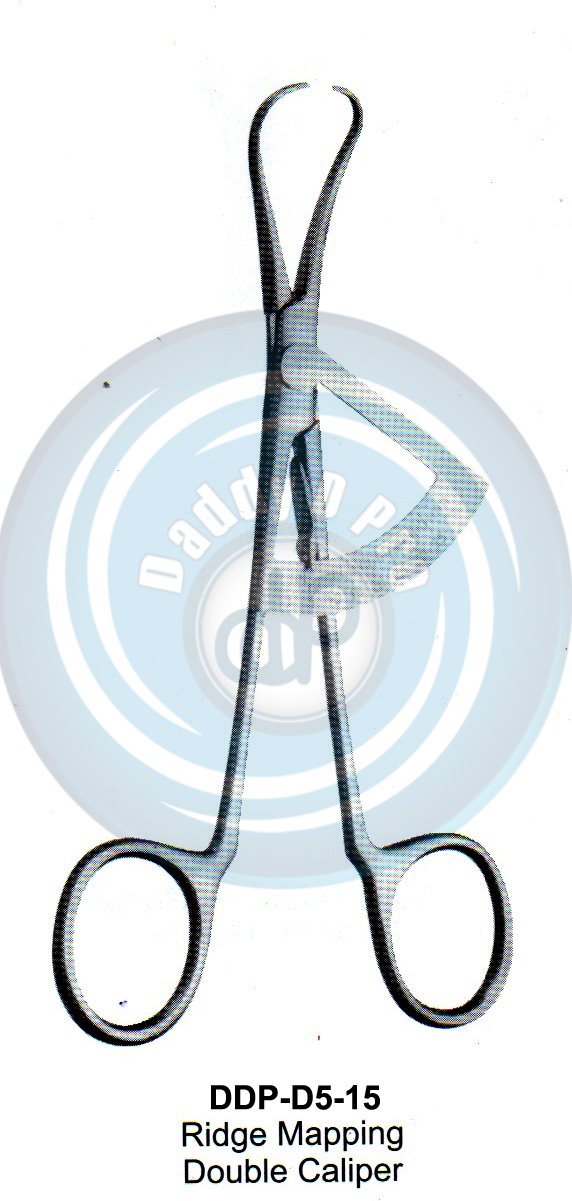 INSTRUMENTS FOR IMPLANTS RIDGE MAPPING DOUBLE CALIPER