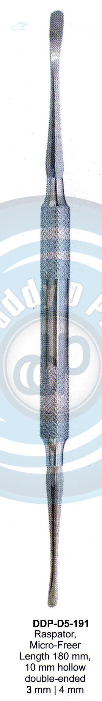 INSTRUMENTS FOR IMPLANTS PERIOSTEALS ELEVATOR RASPATOR, MICRO-FREER