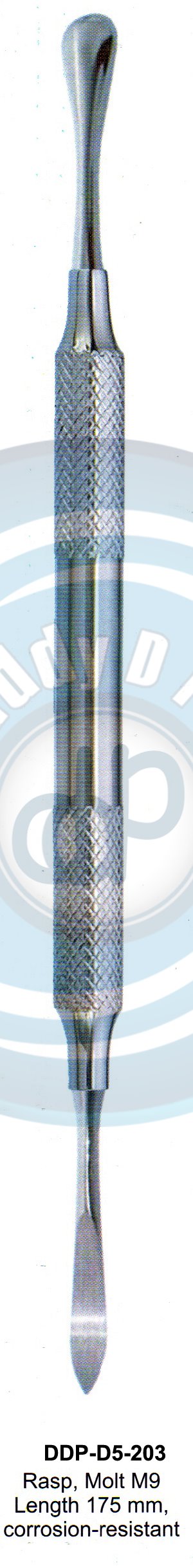 INSTRUMENTS FOR IMPLANTS PERIOSTEALS ELEVATOR RASP, MOLT M9 